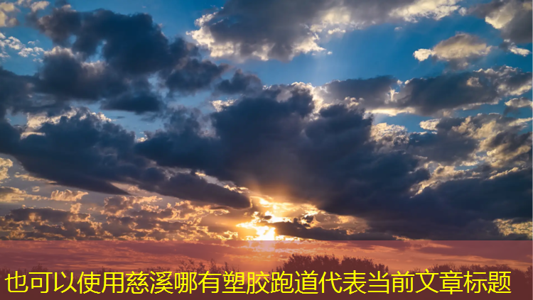 慈溪哪有塑胶跑道